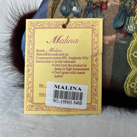 Gorgeous Mulimedia Small Handbag purse mini hippie chic Malina ? Vintage ? - Picture 16 of 16